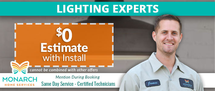 visalia Light Fixtures  Monarch Home Services